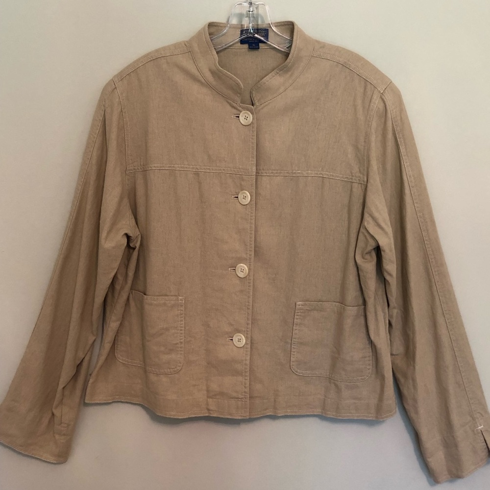 Pendleton Linen Blend Shirt Jacket XL